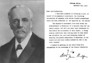 Arthur Balfour e a Declaração Balfour original