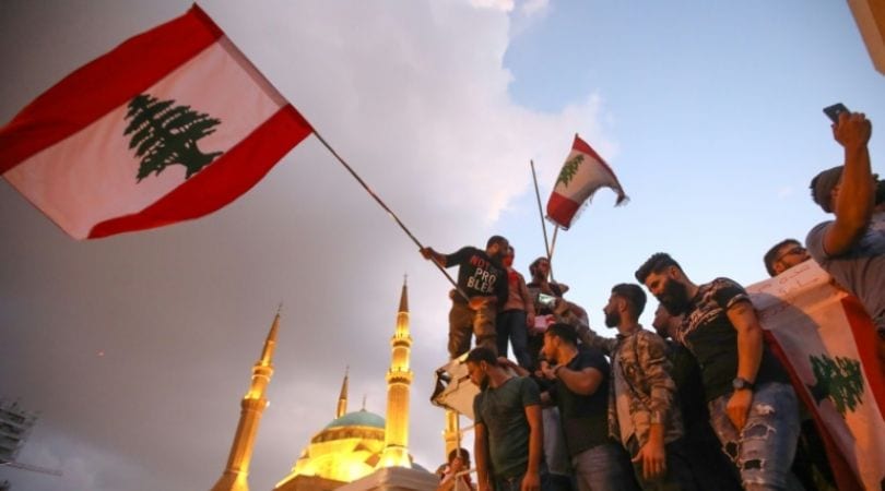 Protestos no Líbano