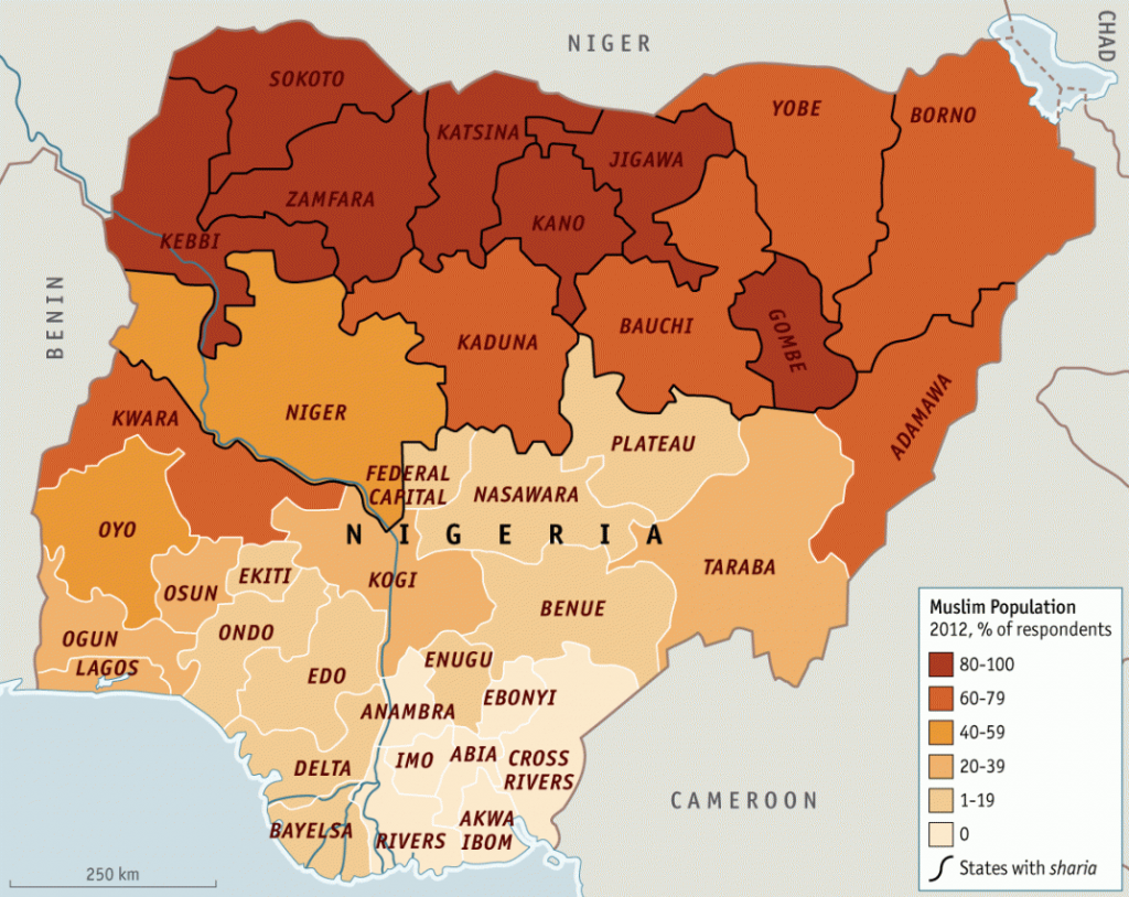População islâmica na Nigéria